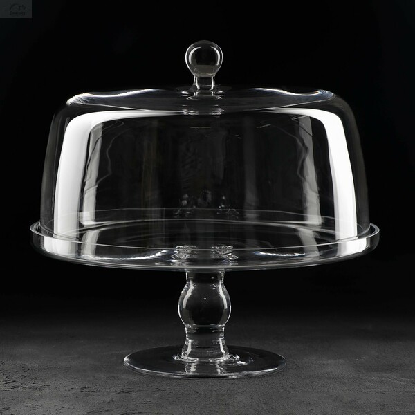 Подставка для торта D29, H28 см со стеклянной крышкой Подставка для торта D29, H28 см со стеклянной крышкой