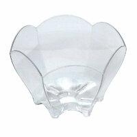 Креманка пластиковая 70 мл 65х65 мм Форма ВЕСНА / Тюльпан / Кристалл прозрачный PS