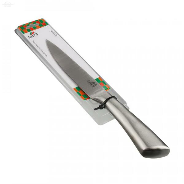 Нож поварской 15 см с мет. полой ручкой ФЕРРА ASTELL Нож поварской 15 см с мет. полой ручкой ФЕРРА ASTELL