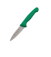 Нож для овощей 9 см зеленый HACCP Luxstahl