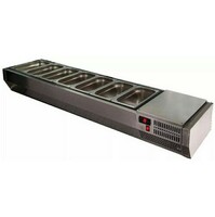 Витрина для ингредиентов А30 SM 1,4 (VTi3-G с крышкой (GN1/4)) POLAIR  +2...+10°С Grande