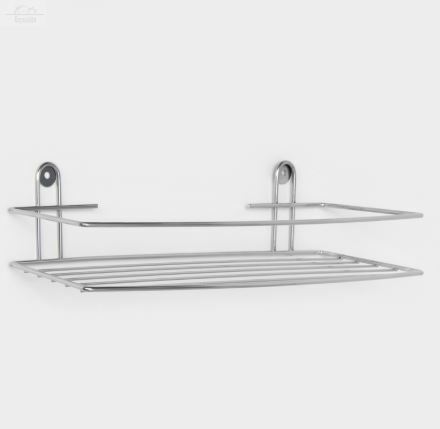 Полка для ванной прямая 34х11,5х4,5 хром Полка для ванной прямая 34х11,5х4,5 хром