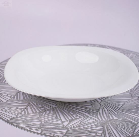 Тарелка глубокая 705 мл 22,2 см квадратная WHITE-SQUARE PARSOPAL опаловое стекло белый Тарелка глубокая 705 мл 22,2 см квадратная WHITE-SQUARE PARSOPAL опаловое стекло белый