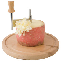 Нож для сыра D 22 H 14,5  см с колпаком дерево, пластик. APS