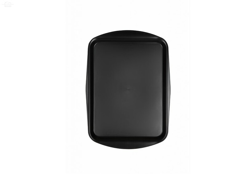 Поднос столовый 49х36 см полипропилен черный KL Поднос столовый 49х36 см полипропилен черный KL