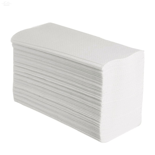 Полотенца листовые 1 слой V сложение 250 листов/уп 35г Система Н3 белый Полотенца листовые 1 слой V сложение 250 листов/уп 35г Система Н3 белый