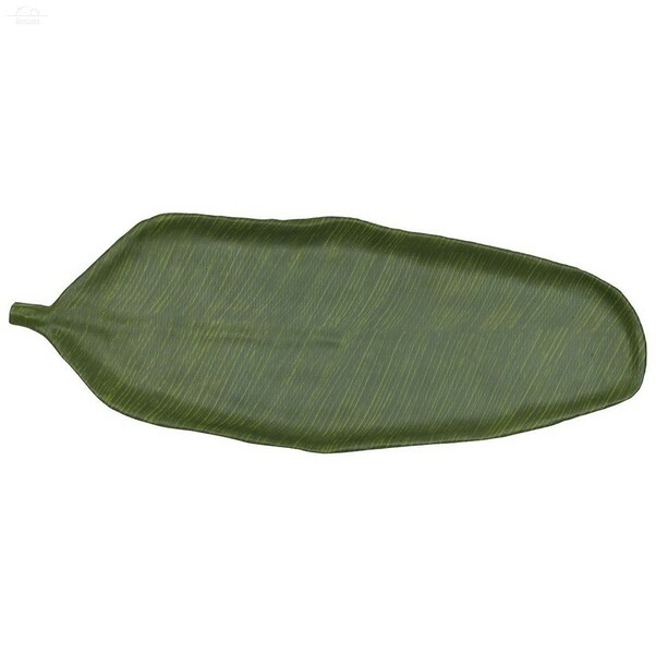 Блюдо листок 64,5х24х3,5 см меламин Green Banana Leaf P.L коричнево-зеленый Блюдо листок 64,5х24х3,5 см меламин Green Banana Leaf P.L коричнево-зеленый