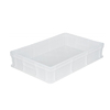 Ящик универсальный  22 л 600х400х120 мм сплошной белый/серый