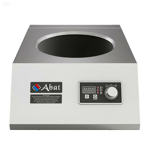 Плита индукционная КИП-1Н-5,0ВОК Абат 1 ВОК настольная Плита индукционная КИП-1Н-5,0ВОК Абат 1 ВОК настольная