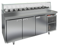 Стол для пиццы HICOLD PZ2-111/GN стекло