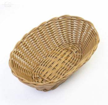 Корзина 18х12х6 см.бежевая полиротанг MGprof Корзина 18х12х6 см.бежевая полиротанг MGprof