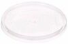 Крышка   для контейнера/супница D114 мм прозрачная ОТГРУЖАТЬ с ДНОМ 43851