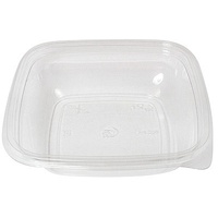 Контейнер квадратный 500мл  160х160 мм H45 мм РЕТ прозрачный