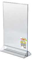 Подставка для информации А4   вертикаль STAFF прозрачный оргстекло