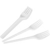 Вилка пластиковая столовая 165 мм   белый PS