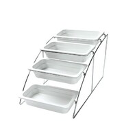 Подставка фуршетная 360х525х325 мм для гастроемкостей GN 1/3 P.L. Proff Cuisine хромированная