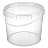 Ведро с крышкой 5,6  л D220 мм H193 мм Петрополимер PP прозрачный