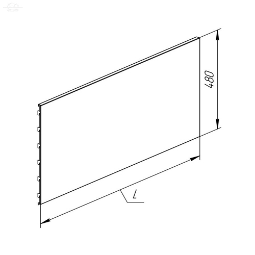 Панель задняя СД125.00.00.001 РУСЬ 1250 СД 9018 Панель задняя СД125.00.00.001 РУСЬ 1250 СД 9018