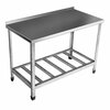 Стол производственный с бортом  оцинкованная решетка  уголок оцинкованная сталь  разборный    1200х700х850