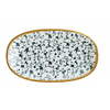 Блюдо овальное 29х17 см Калиф  Bonna фарфор белый с рисунком
