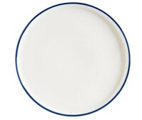 Тарелка мелкая 22 см Линеа Синий, форма Хюгге Bonna фарфор