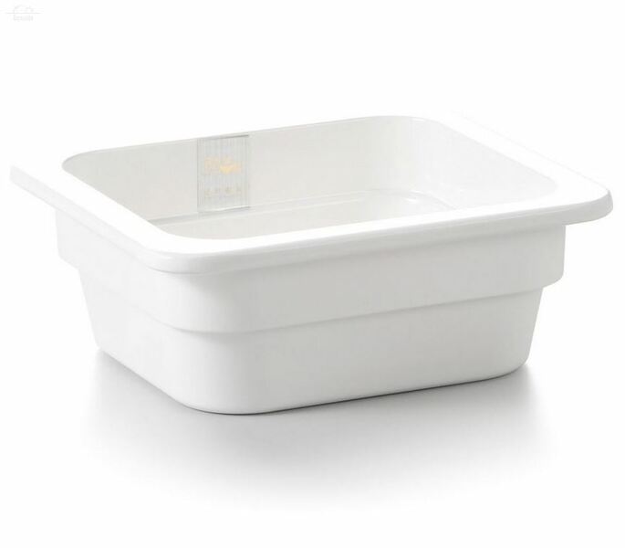 Гастроемкость меламин GN 1/6 174х159х64 мм белый P.L. Proff Cuisine Гастроемкость меламин GN 1/6 174х159х64 мм белый P.L. Proff Cuisine