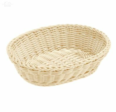 Корзина 25х16х6 см бежевая полиротанг MGprof Корзина 25х16х6 см бежевая полиротанг MGprof