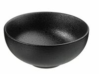 Салатник 700 мл D16 H7 см Кунстверк Блэк Kunstwerk  фарфор черный