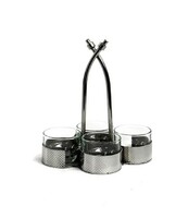 Набор соусников фуршетный на 4 емкости на подставке 8x21,5 см Maco