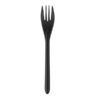 Вилка пластиковая столовая 173,5 мм черный PР
