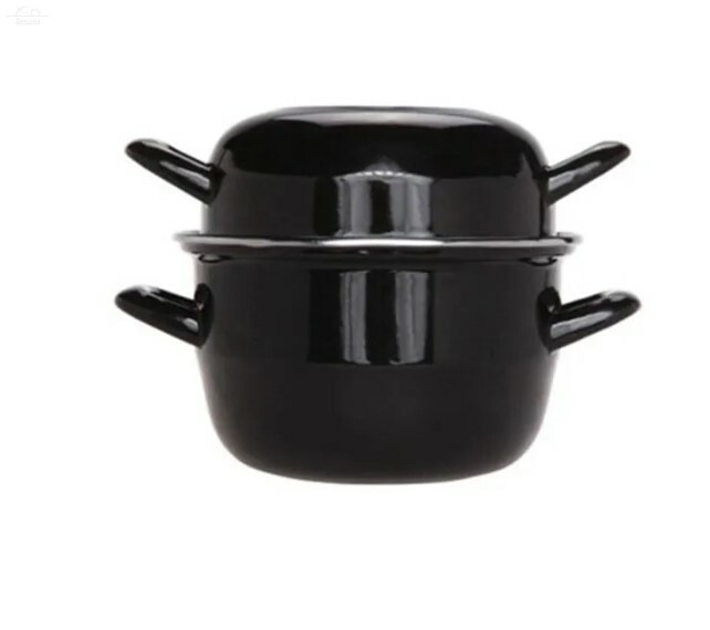 Набор кастрюль 2 шт 1,7 л для мидий Mussel Pots Cosy & Trendy,сталь нерж., черный Набор кастрюль 2 шт 1,7 л для мидий Mussel Pots Cosy & Trendy,сталь нерж., черный
