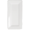 Блюдо прямоугольное 36x18 см   KunstWerk фарфор белый
