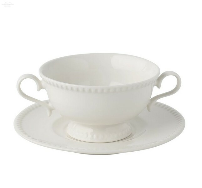 Бульонная пара 300 мл LUXE Noble фарфор белый Бульонная пара 300 мл LUXE Noble фарфор белый