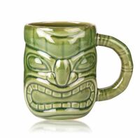 Стакан для коктейлей 450 мл, Тики P.L.- Barbossa зеленый