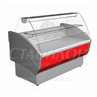 Витрина среднетемпературная  ВХС-1,2 Полюс ЭКО Carboma 0...+7°С Полюс ЭКО  встроенный  1180х830