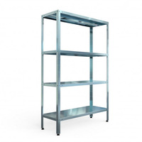 Стеллаж производственный Б/У СКП 1500/500/1800  Б/У РТПС 4 полки   нержавеющая сталь