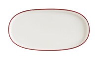 Блюдо овальное 21х10 см Линеа Бургундия, форма Хюгге Bonna фарфор Блюдо овальное 21х10 см Линеа Бургундия, форма Хюгге Bonna фарфор