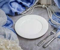 Тарелка мелкая D26 см H2,4 см Primavera  CASA DI FORTUNA, фарфор