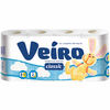 Бумага туалетная 2 слоя 8 рул/уп Classic белый VEIRO