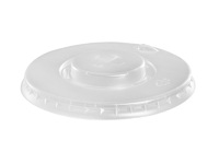 Крышка для стакана с отверстием для трубочки D104 мм для хол. напитков  матовый PS
