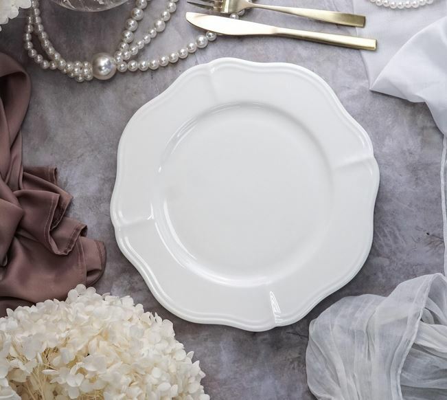 Тарелка мелкая D 28,5 см H2,7 см Grazia, CASA DI FORTUNA, фарфор Тарелка мелкая D 28,5 см H2,7 см Grazia, CASA DI FORTUNA, фарфор