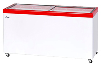 Ларь морозильный Снеж МЛП-500 красный