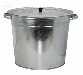 Бак 32 л для белья с крышкой оцинк.сталь Производство металлоизделий Бак 32 л для белья с крышкой оцинк.сталь Производство металлоизделий