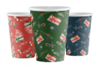 Стакан бумажный 250 мл D80 мм НГ Подарки ассорти