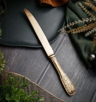 Нож столовый Versailles 18/10 Satin Copper нерж.сталь 18/0 B3,4 мм L245 мм медный Comas