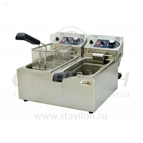Фритюрница настольная FLT 6+6 LILOMA 2 6 настольная Фритюрница настольная FLT 6+6 LILOMA 2 6 настольная