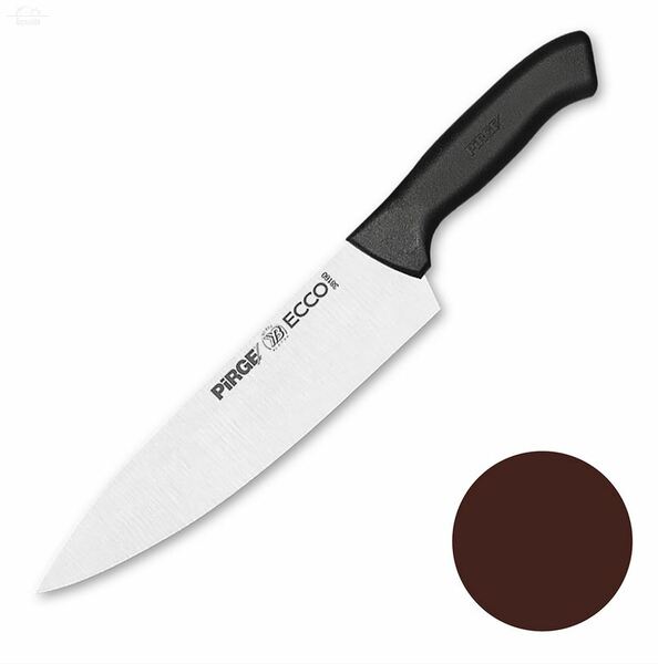 Нож поварской 23 см коричневая ручка Pirge Нож поварской 23 см коричневая ручка Pirge