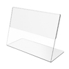 Ценникодержатель    40х30 мм горизонталь  прозрачный оргстекло