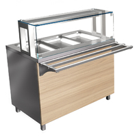 Модуль технологический АЛРОВ-031 Astropit Прилавок ванна охлаждаемая МАРТ  полка 1 уровень, для гастроемкостей, LED-подсветка  1120