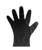 Перчатки ТПЭ размер М 100 шт/уп черный 